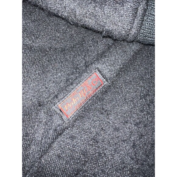 Polo Ralph Lauren Men’s XXL Jacket Sherpa Lined Fleece Full Zip VTG 2XL Black - Picture 7 of 9